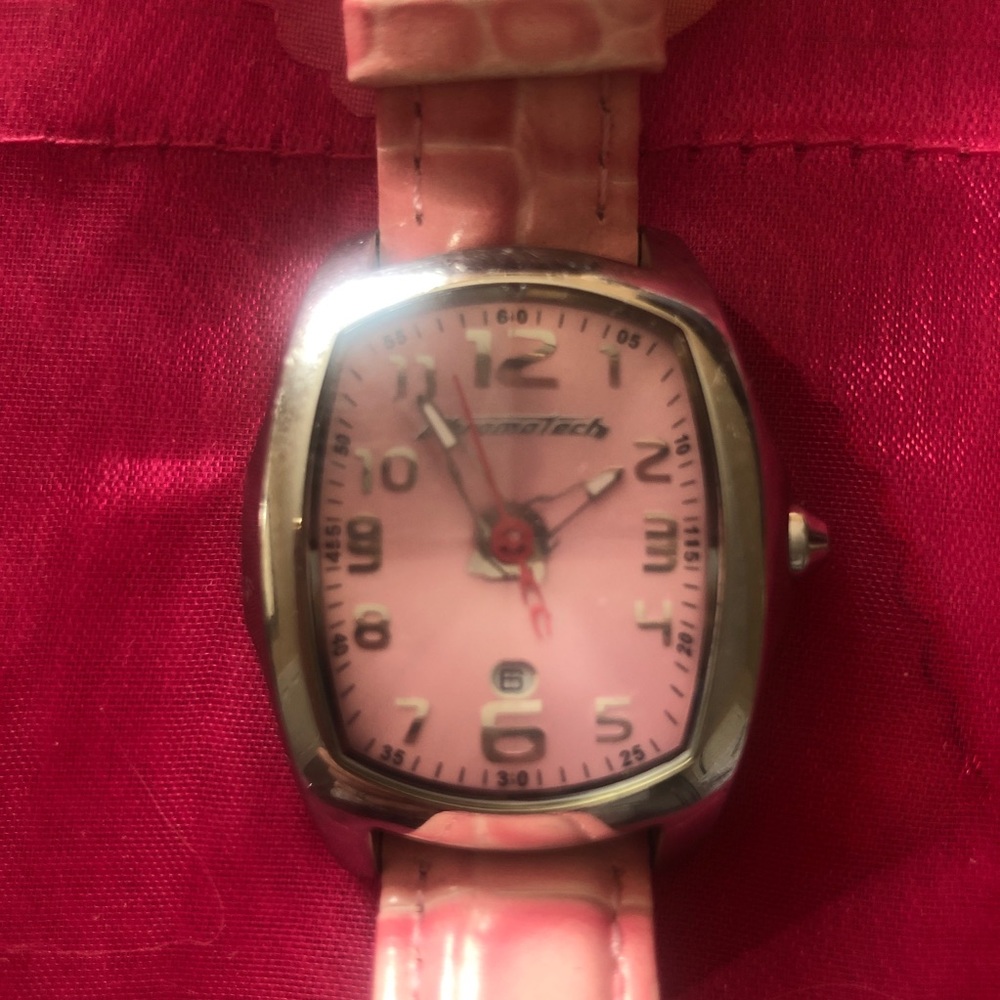 Chronotech Pink Watch. No battery or box. Works